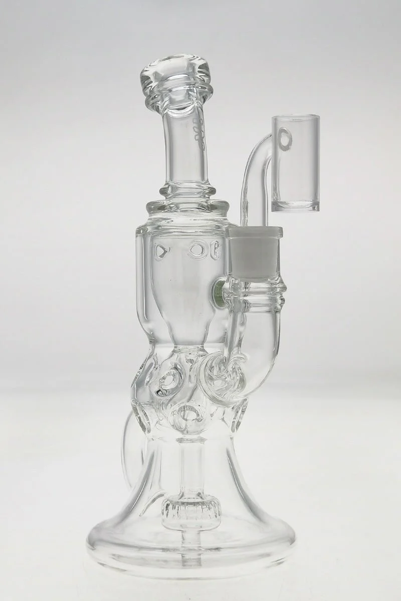 TAG - 9.5" Faberge Egg Klein Recycler Dab Rig With Bellow Base (14MM Female) - Image 4