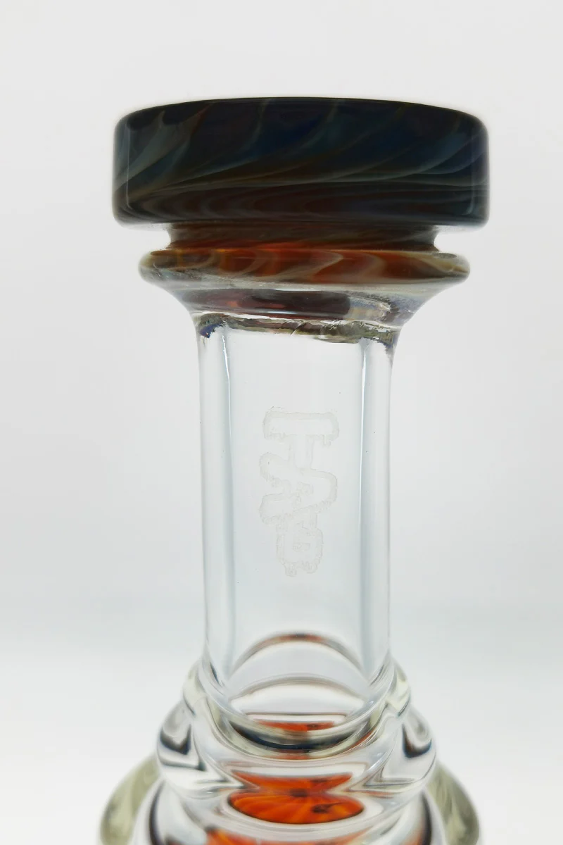 TAG - 8" Super Slit Puck Klein Incycler (Recycler) Dab Rig 44x4MM (14MM Female) - Image 10