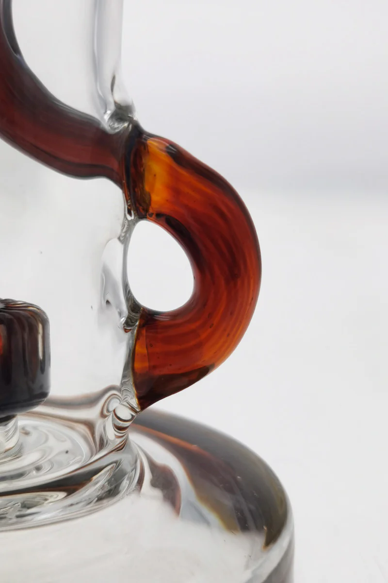 TAG - 8" Super Slit Puck Klein Incycler (Recycler) Dab Rig 44x4MM (14MM Female) - Image 104