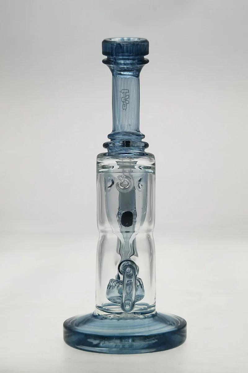 TAG - 8" Super Slit Puck Klein Incycler (Recycler) Dab Rig 44x4MM (14MM Female) - Image 115