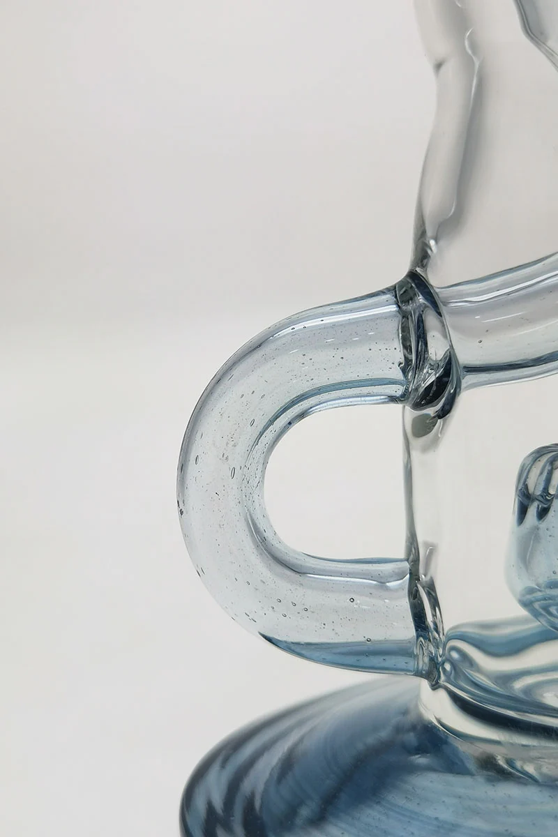 TAG - 8" Super Slit Puck Klein Incycler (Recycler) Dab Rig 44x4MM (14MM Female) - Image 122