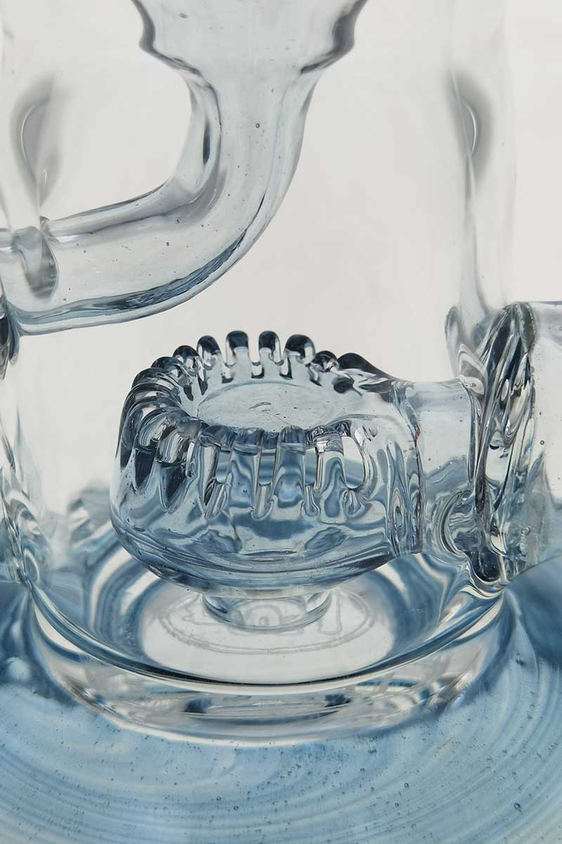 TAG - 8" Super Slit Puck Klein Incycler (Recycler) Dab Rig 44x4MM (14MM Female) - Image 124