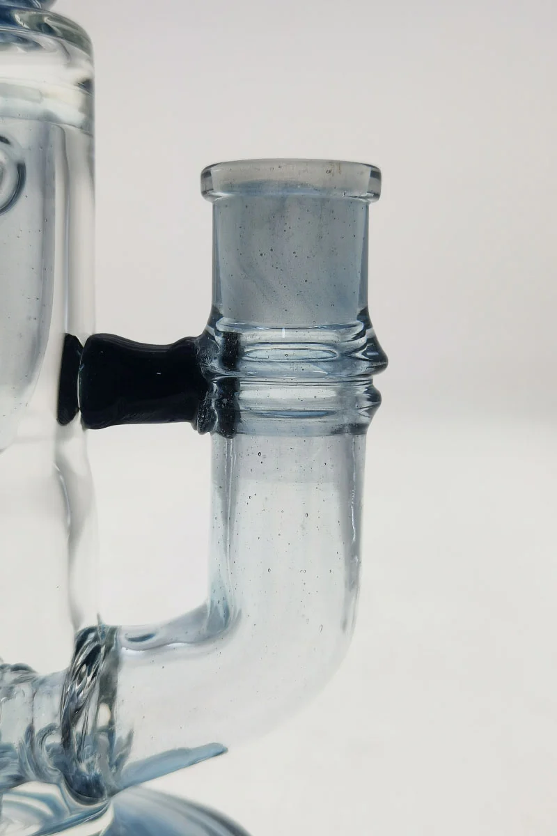 TAG - 8" Super Slit Puck Klein Incycler (Recycler) Dab Rig 44x4MM (14MM Female) - Image 125