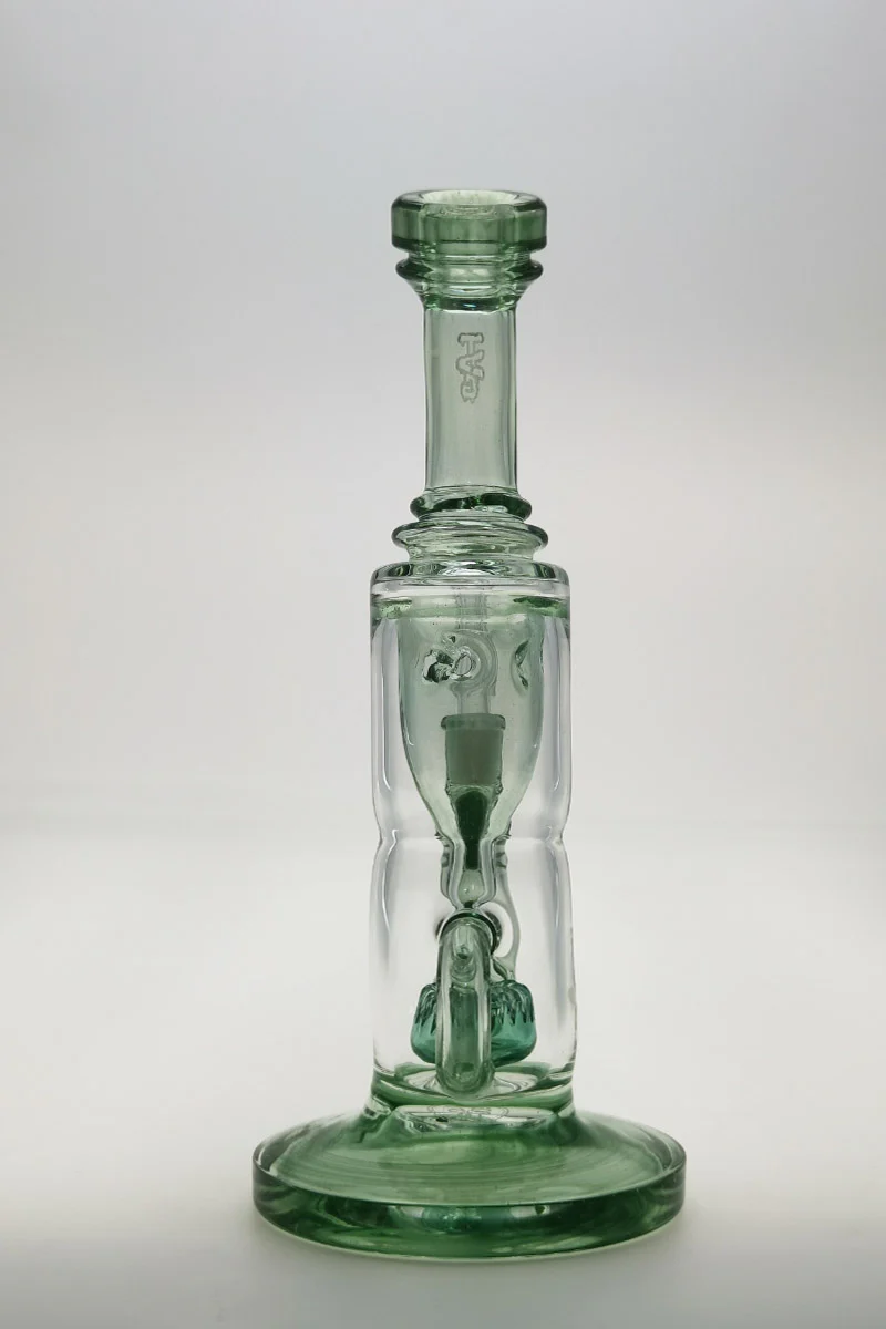 TAG - 8" Super Slit Puck Klein Incycler (Recycler) Dab Rig 44x4MM (14MM Female) - Image 133