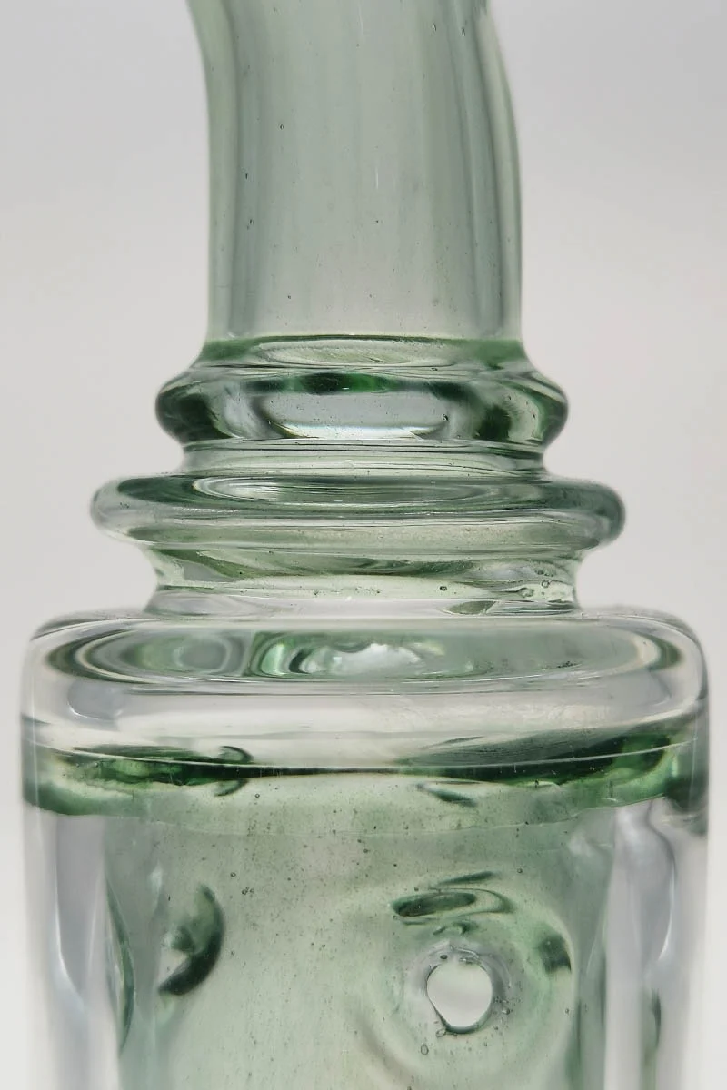 TAG - 8" Super Slit Puck Klein Incycler (Recycler) Dab Rig 44x4MM (14MM Female) - Image 139