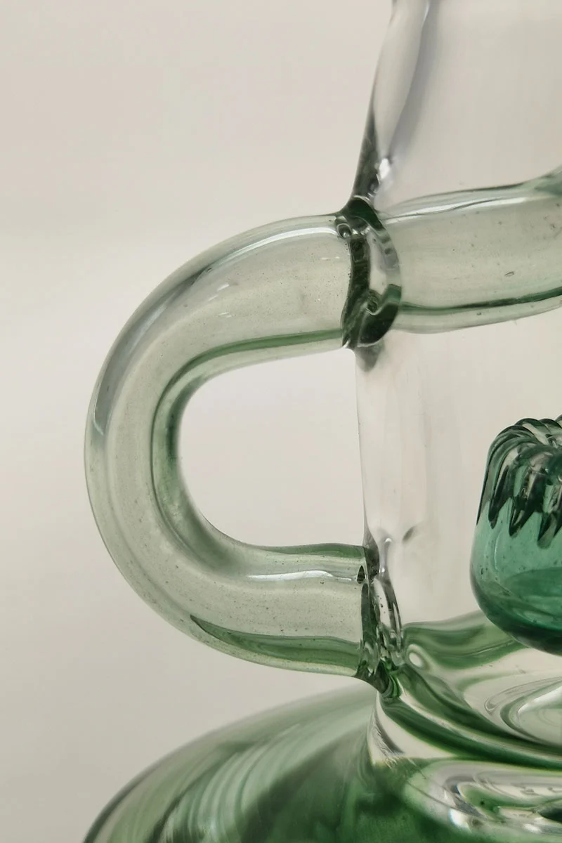 TAG - 8" Super Slit Puck Klein Incycler (Recycler) Dab Rig 44x4MM (14MM Female) - Image 141