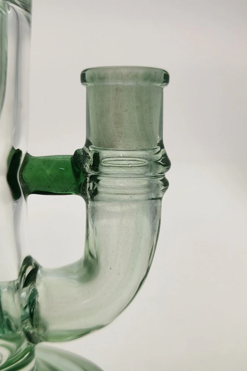 TAG - 8" Super Slit Puck Klein Incycler (Recycler) Dab Rig 44x4MM (14MM Female) - Image 144