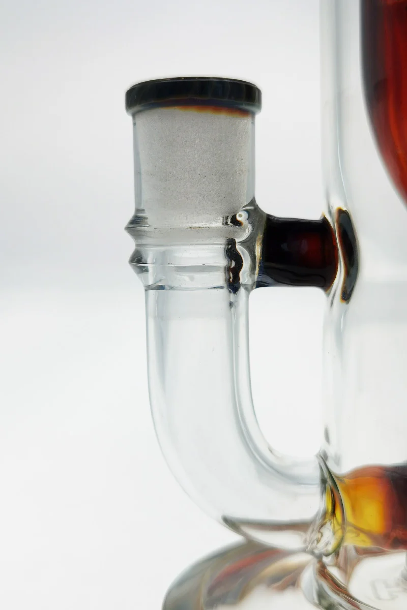 TAG - 8" Super Slit Puck Klein Incycler (Recycler) Dab Rig 44x4MM (14MM Female) - Image 16