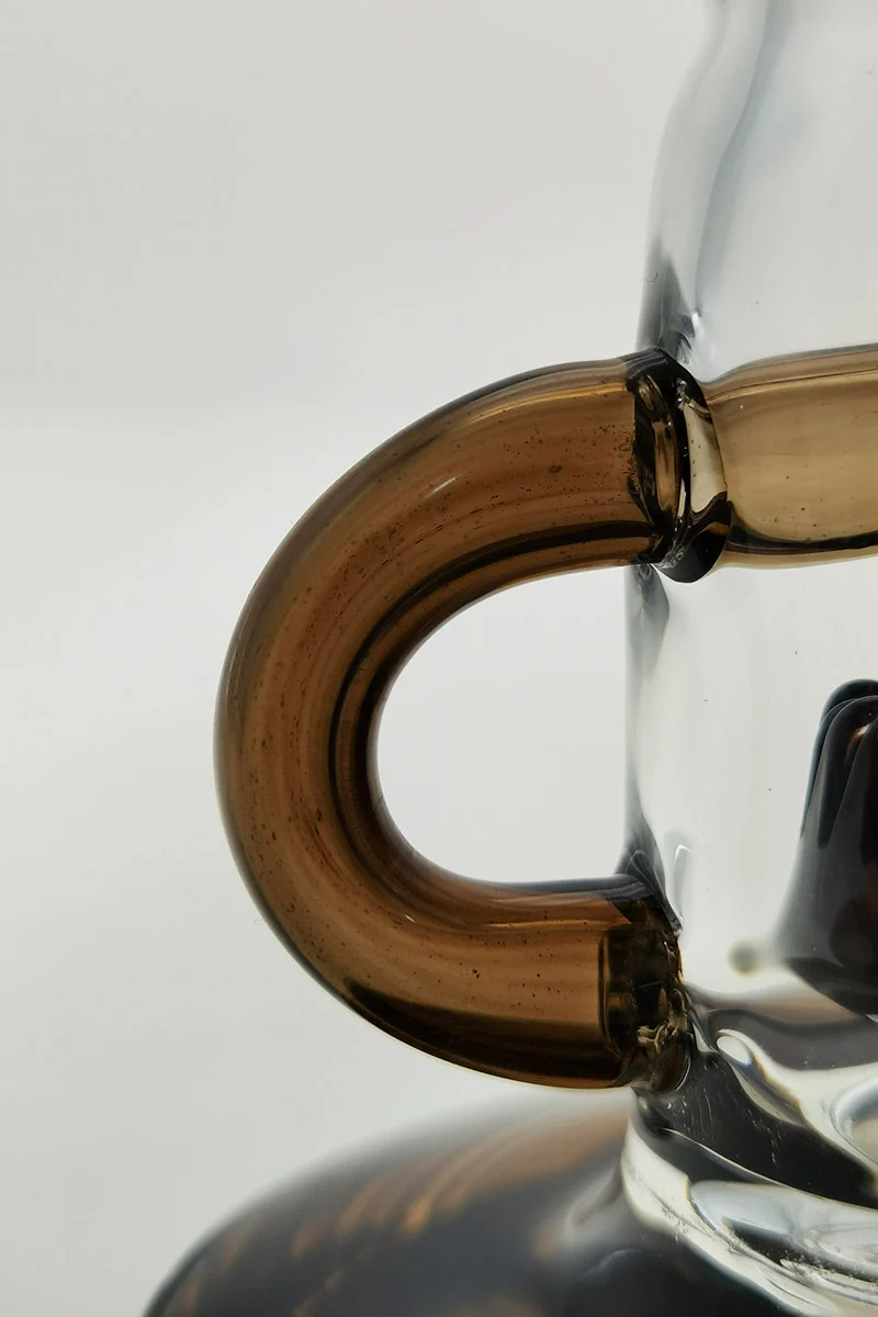 TAG - 8" Super Slit Puck Klein Incycler (Recycler) Dab Rig 44x4MM (14MM Female) - Image 162