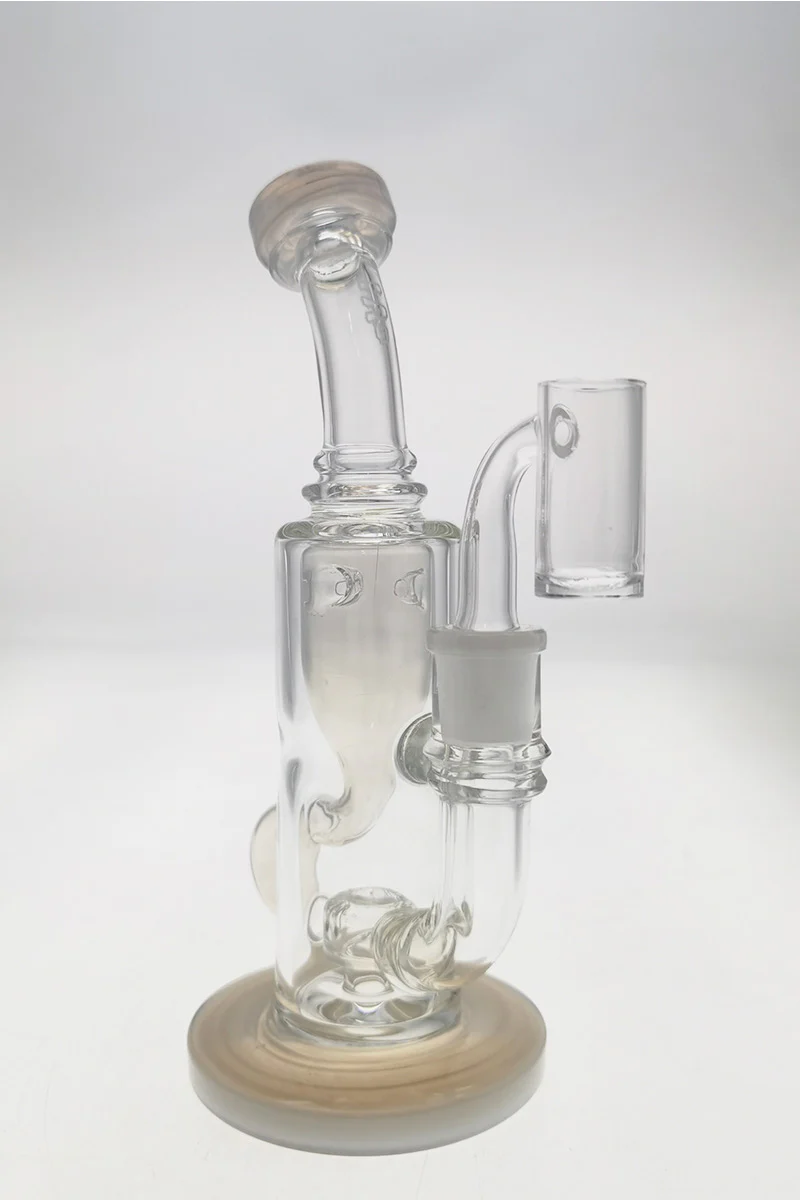 TAG - 8" Super Slit Puck Klein Incycler (Recycler) Dab Rig 44x4MM (14MM Female) - Image 167
