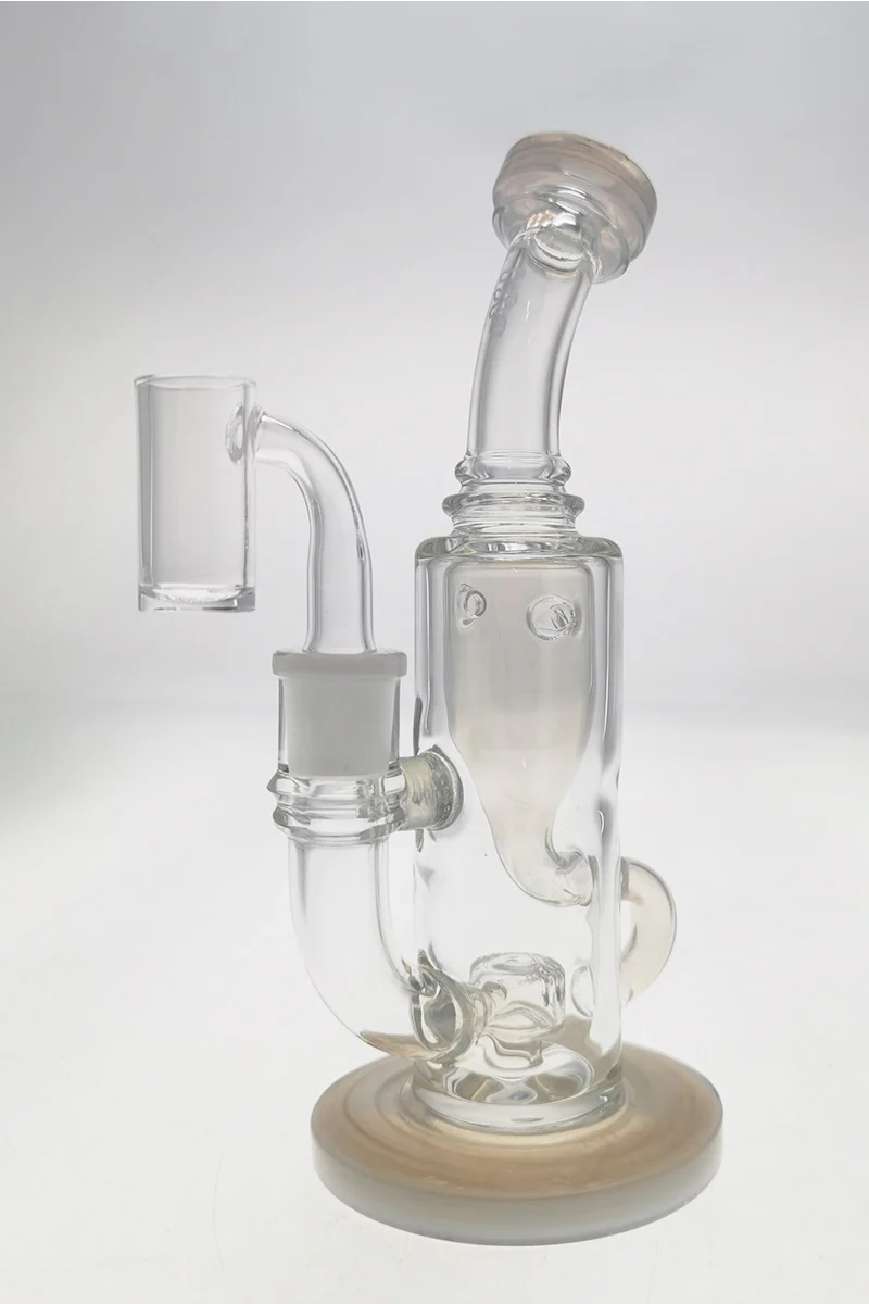 TAG - 8" Super Slit Puck Klein Incycler (Recycler) Dab Rig 44x4MM (14MM Female) - Image 168