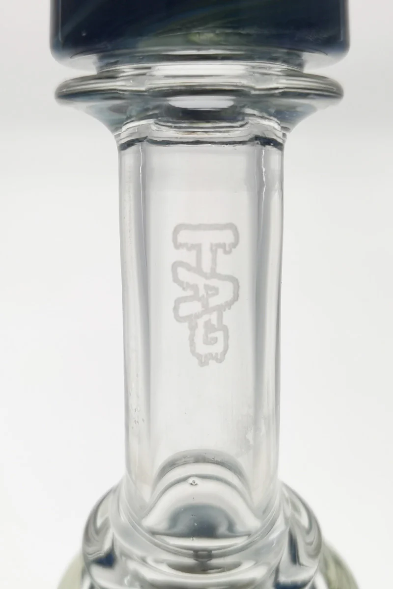 TAG - 8" Super Slit Puck Klein Incycler (Recycler) Dab Rig 44x4MM (14MM Female) - Image 24