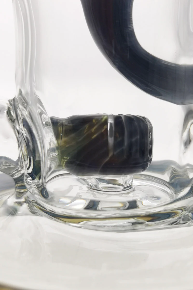 TAG - 8" Super Slit Puck Klein Incycler (Recycler) Dab Rig 44x4MM (14MM Female) - Image 28
