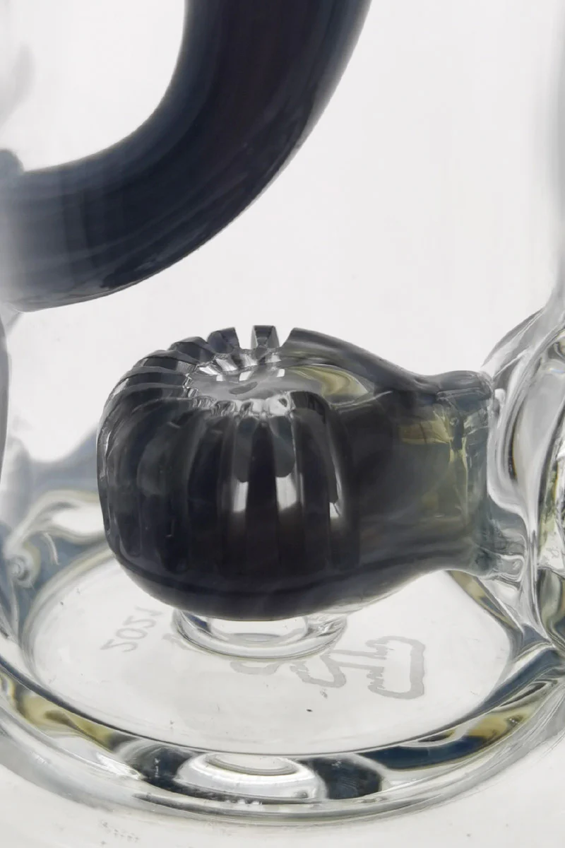 TAG - 8" Super Slit Puck Klein Incycler (Recycler) Dab Rig 44x4MM (14MM Female) - Image 29