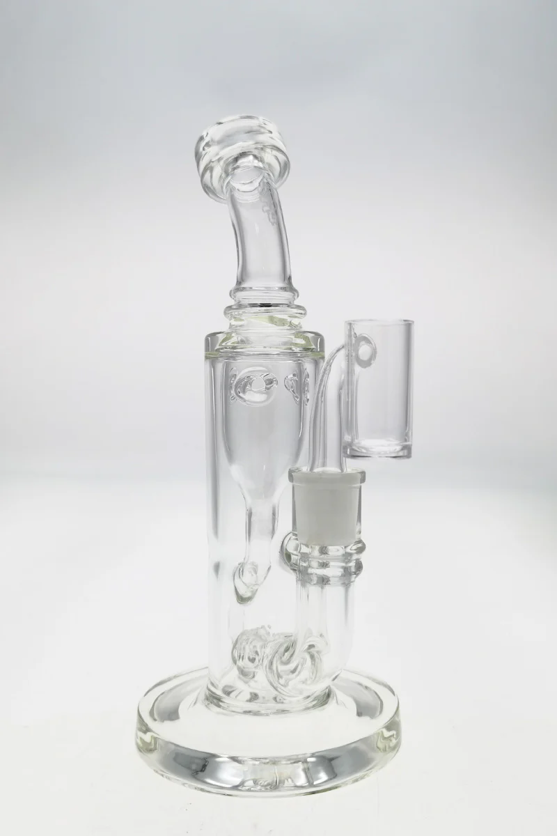TAG - 8" Super Slit Puck Klein Incycler (Recycler) Dab Rig 44x4MM (14MM Female) - Image 35