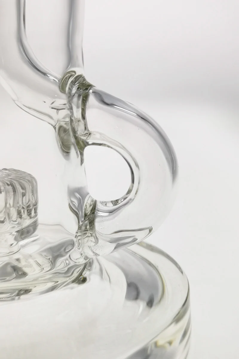 TAG - 8" Super Slit Puck Klein Incycler (Recycler) Dab Rig 44x4MM (14MM Female) - Image 42