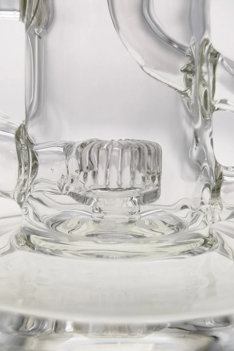 TAG - 8" Super Slit Puck Klein Incycler (Recycler) Dab Rig 44x4MM (14MM Female) - Image 43