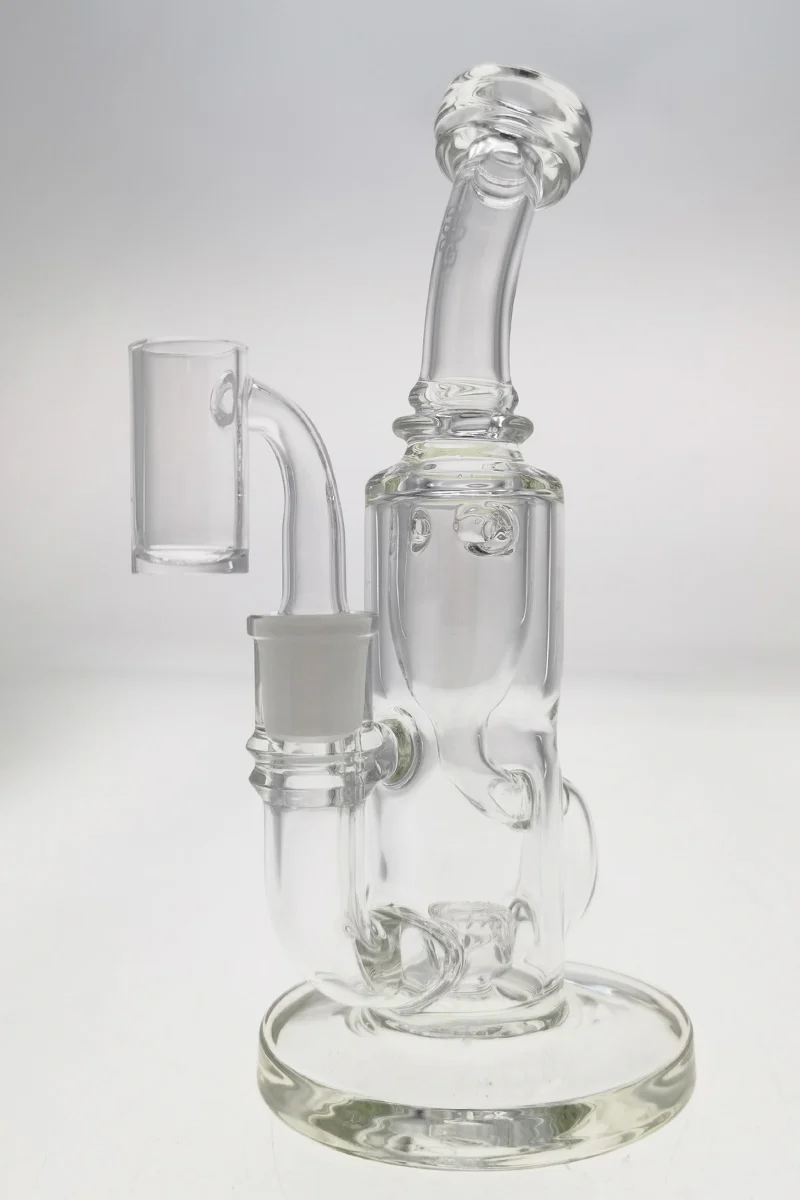 TAG - 8" Super Slit Puck Klein Incycler (Recycler) Dab Rig 44x4MM (14MM Female) - Image 52