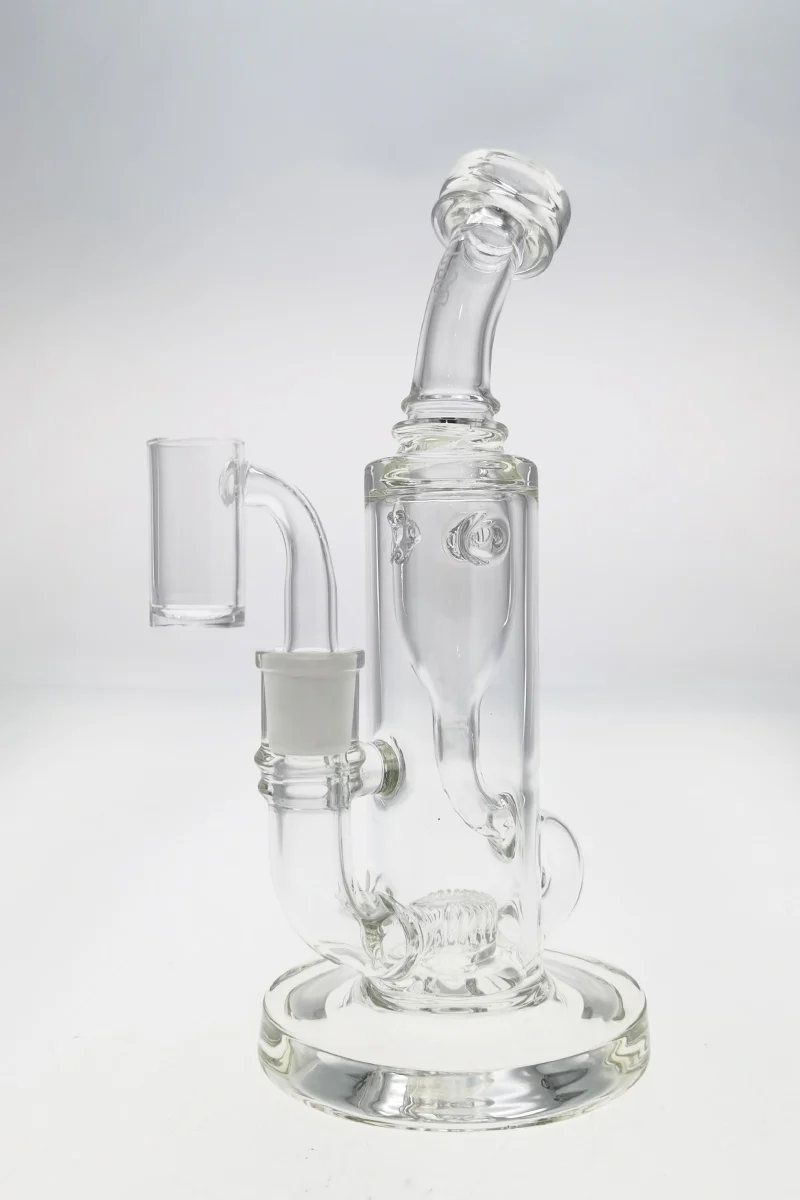 TAG - 8" Super Slit Puck Klein Incycler (Recycler) Dab Rig 44x4MM (14MM Female) - Image 67