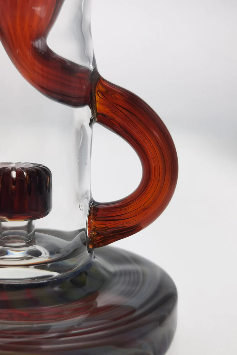 TAG - 8" Super Slit Puck Klein Incycler (Recycler) Dab Rig 44x4MM (14MM Female) - Image 87