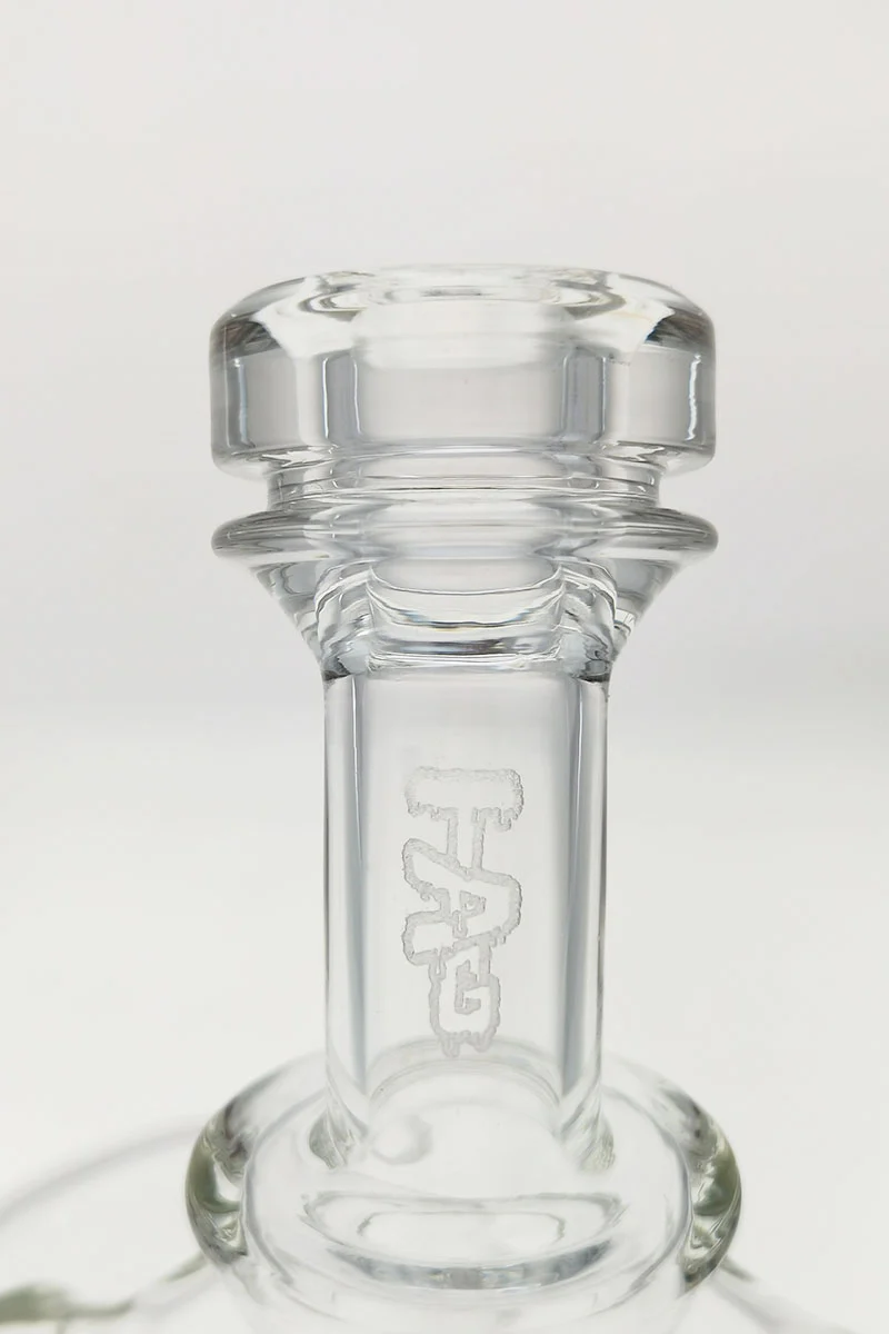 TAG - 10" Twin Arm Super Slit Donut Wormhole Recycler Dab Rig w/ Bellow Base (14MM Female) - Image 14