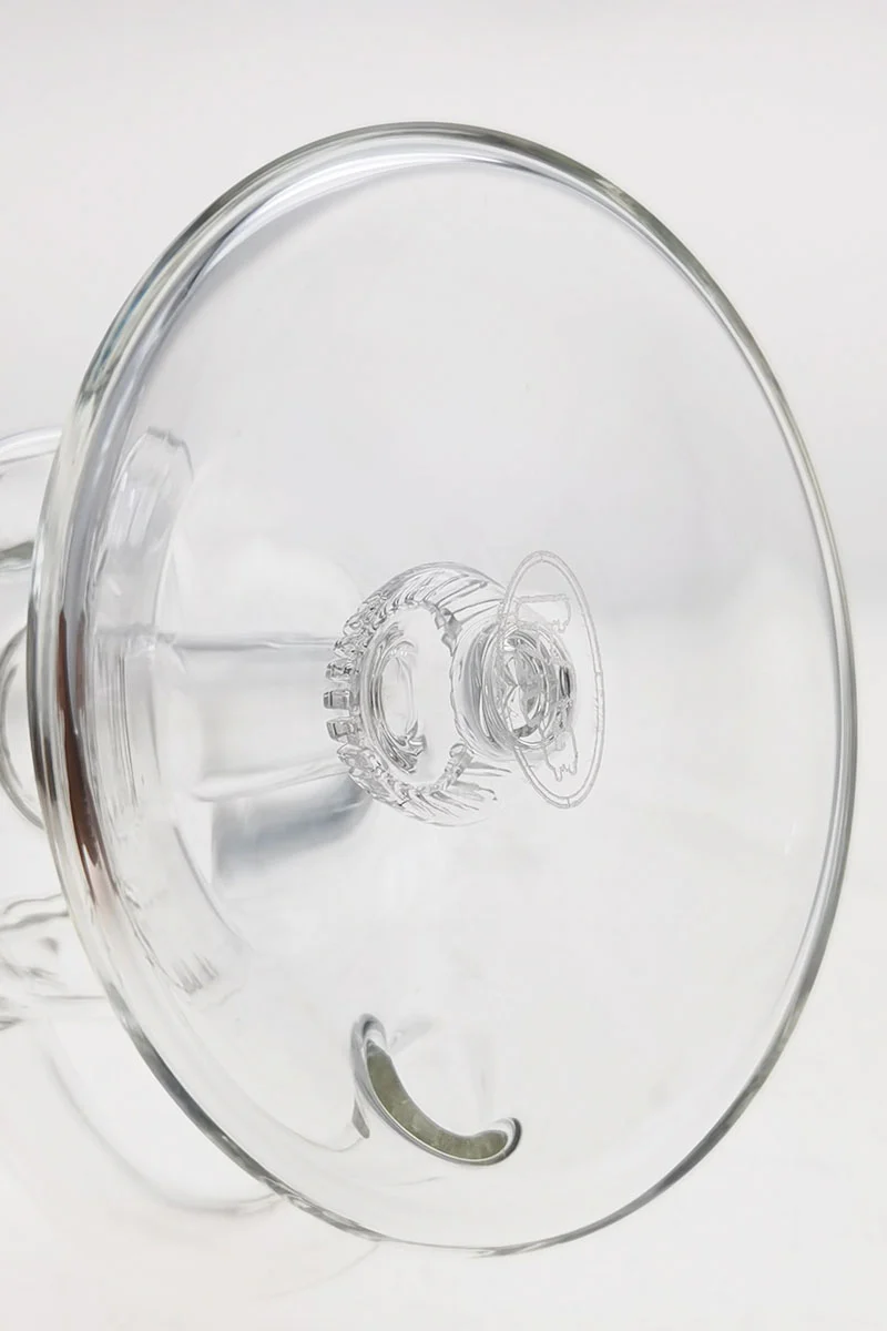 TAG - 10" Twin Arm Super Slit Donut Wormhole Recycler Dab Rig w/ Bellow Base (14MM Female) - Image 23