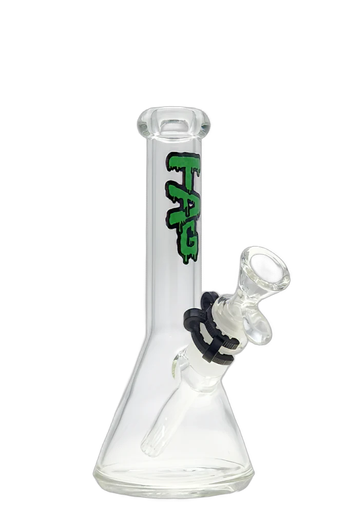 TAG - 8" Beaker Bong 32x4MM - 18/14MM Downstem (2.75") - Image 7