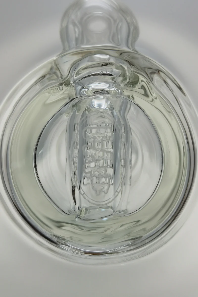 TAG - 8" Bent Neck Gridded Inline Diffuser Dab Rig 44x4MM (14MM Female) - Image 14