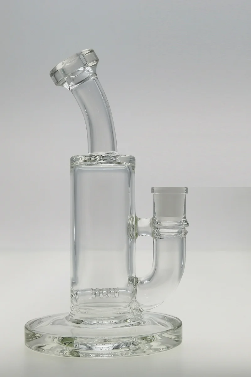 TAG - 8" Bent Neck Gridded Inline Diffuser Dab Rig 44x4MM (14MM Female) - Image 16