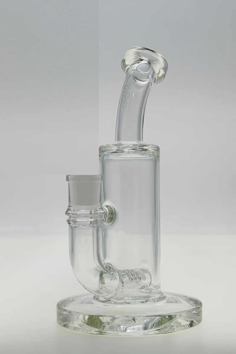 TAG - 8" Bent Neck Gridded Inline Diffuser Dab Rig 44x4MM (14MM Female) - Image 17