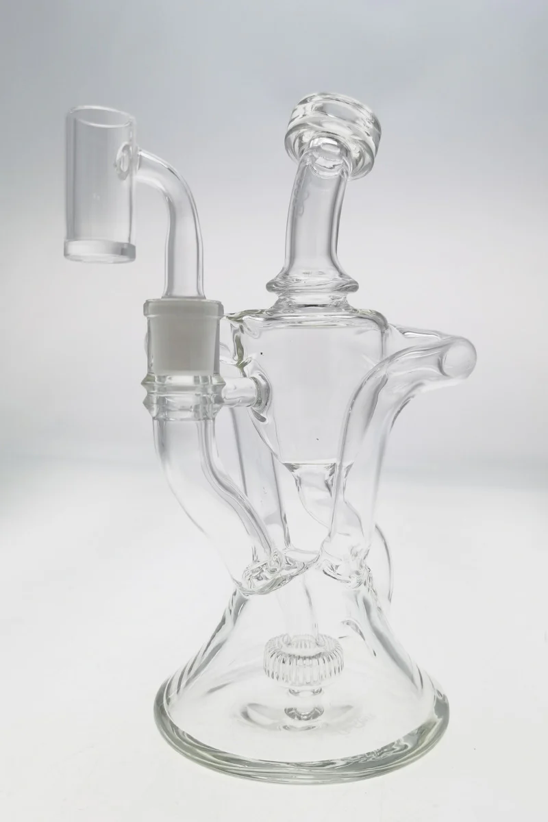 TAG - 9" Super Slit Donut Dual Arm Recycler Dab Rig (14MM Female) - Image 102