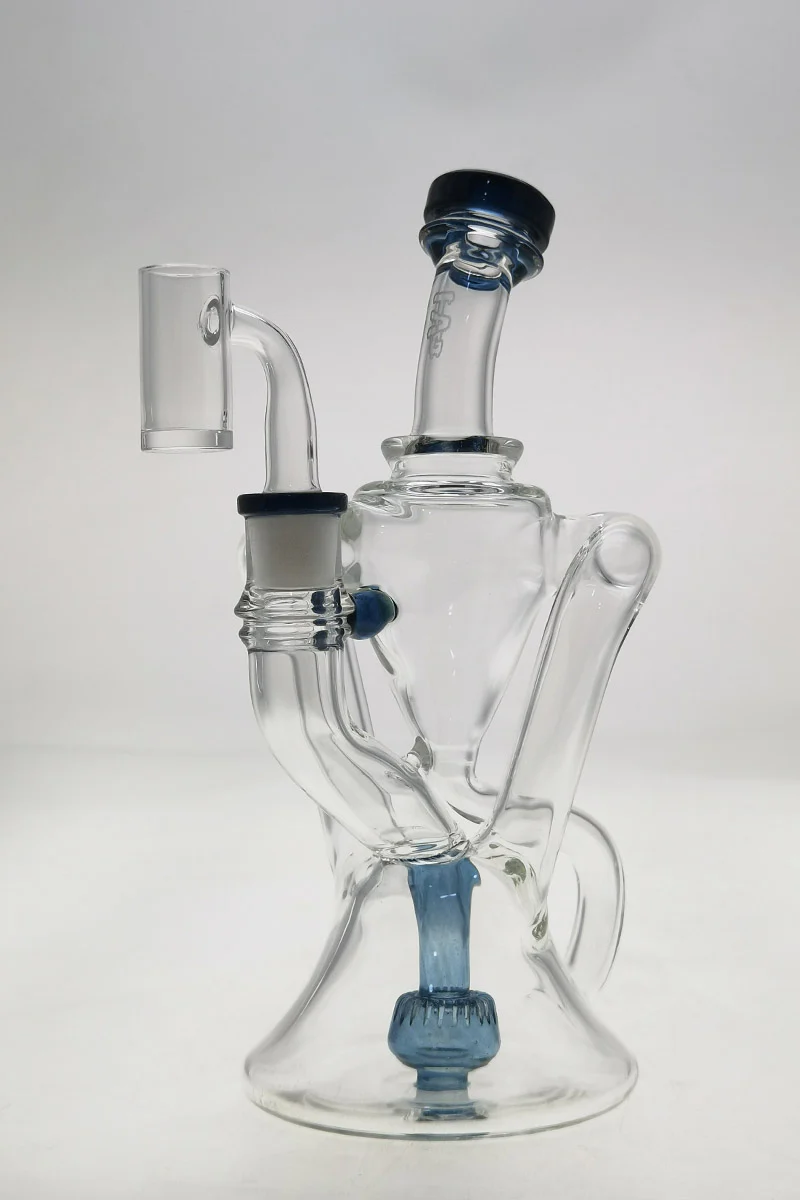 TAG - 9" Super Slit Donut Dual Arm Recycler Dab Rig (14MM Female) - Image 3