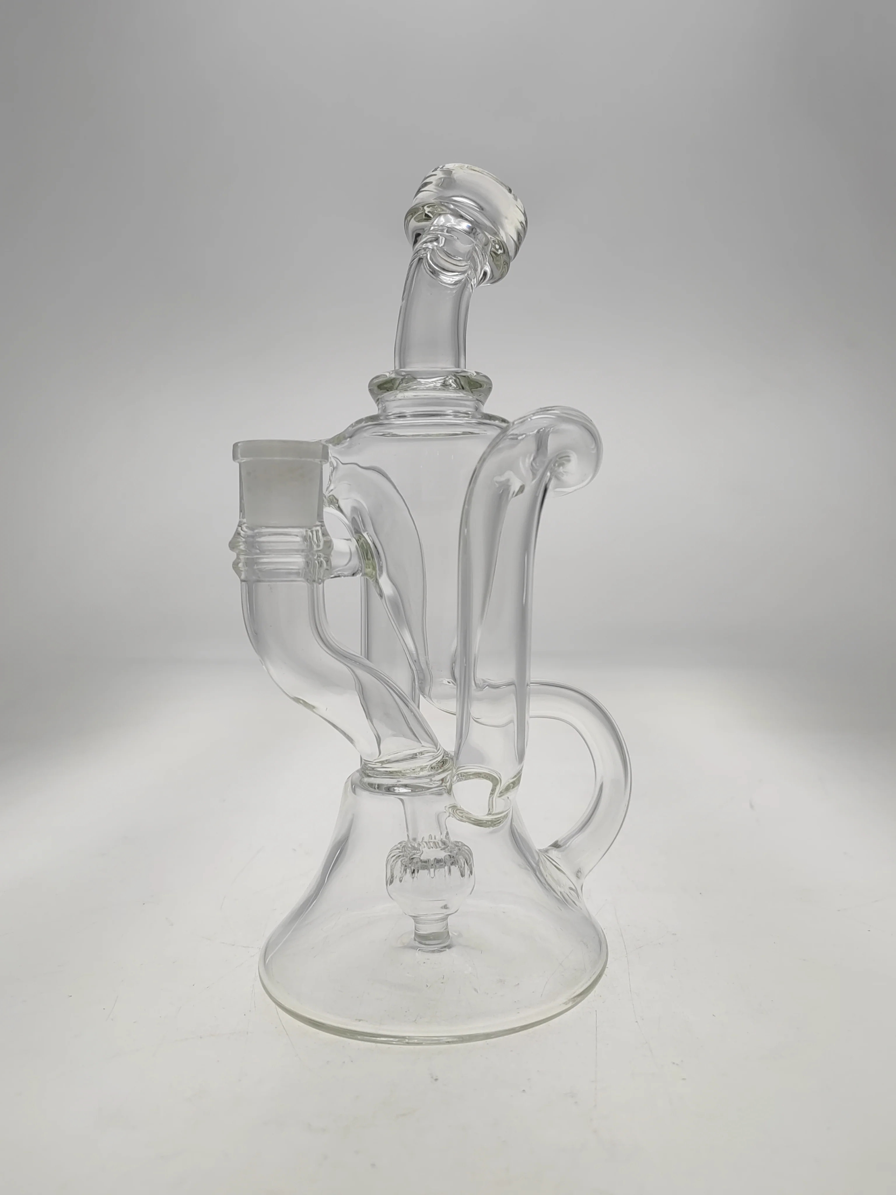 TAG - 9" Super Slit Donut Dual Arm Recycler Dab Rig (14MM Female) - Image 4