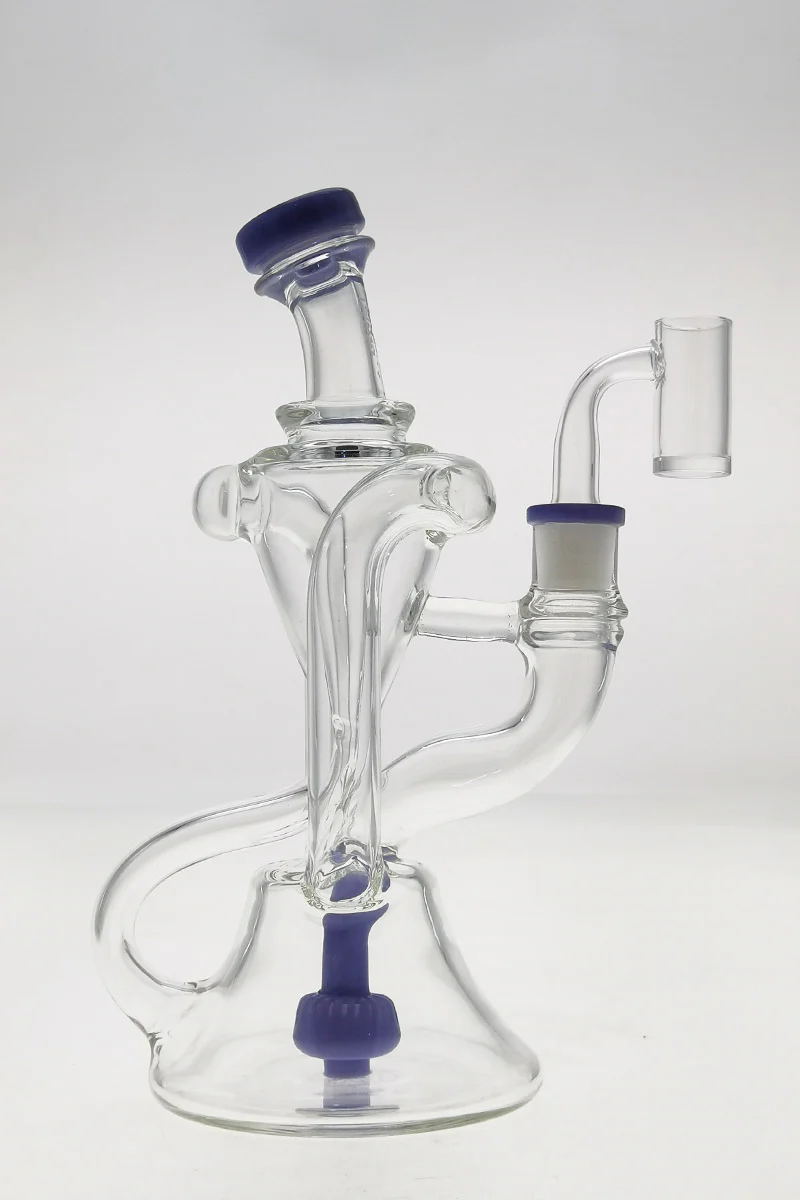 TAG - 9" Super Slit Donut Dual Arm Recycler Dab Rig (14MM Female) - Image 7