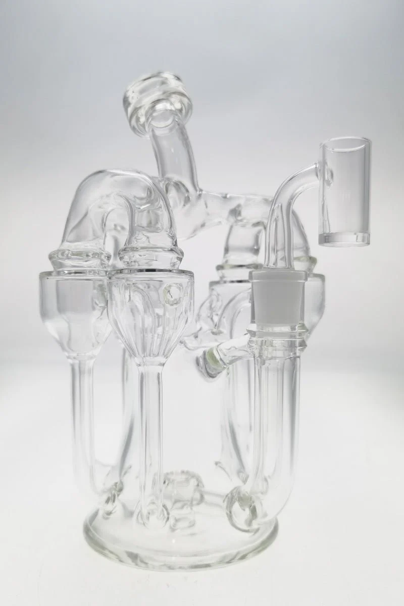 TAG - 8" Donut Perc Sextuple Recycler Dab Rig (14MM Female) - Image 11