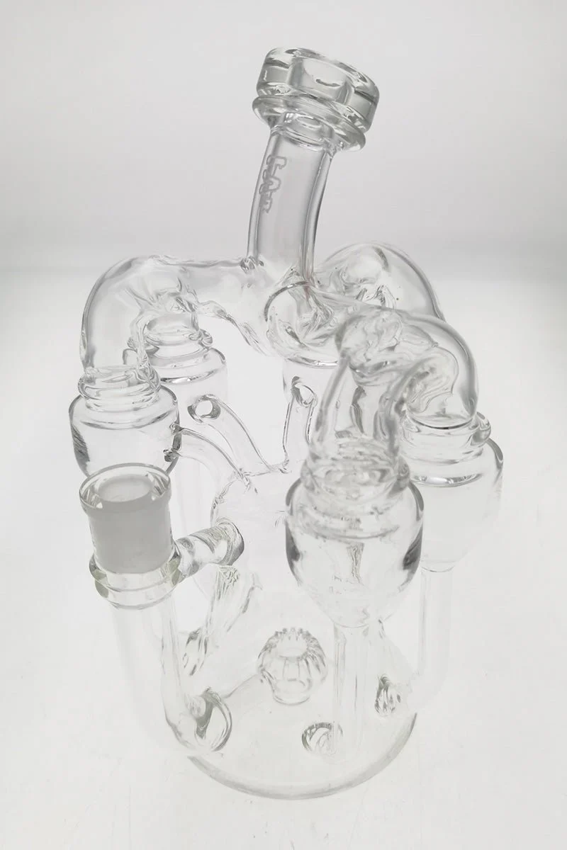 TAG - 8" Donut Perc Sextuple Recycler Dab Rig (14MM Female) - Image 12