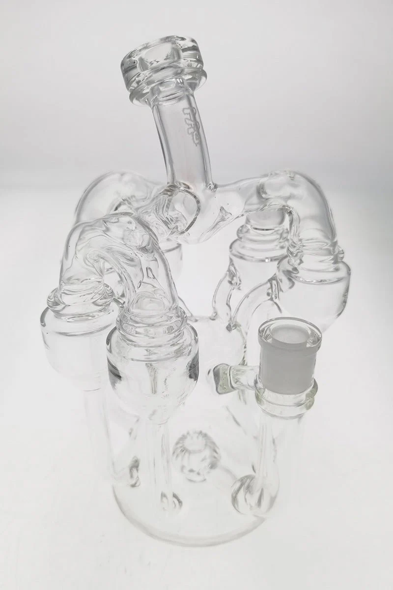 TAG - 8" Donut Perc Sextuple Recycler Dab Rig (14MM Female) - Image 13