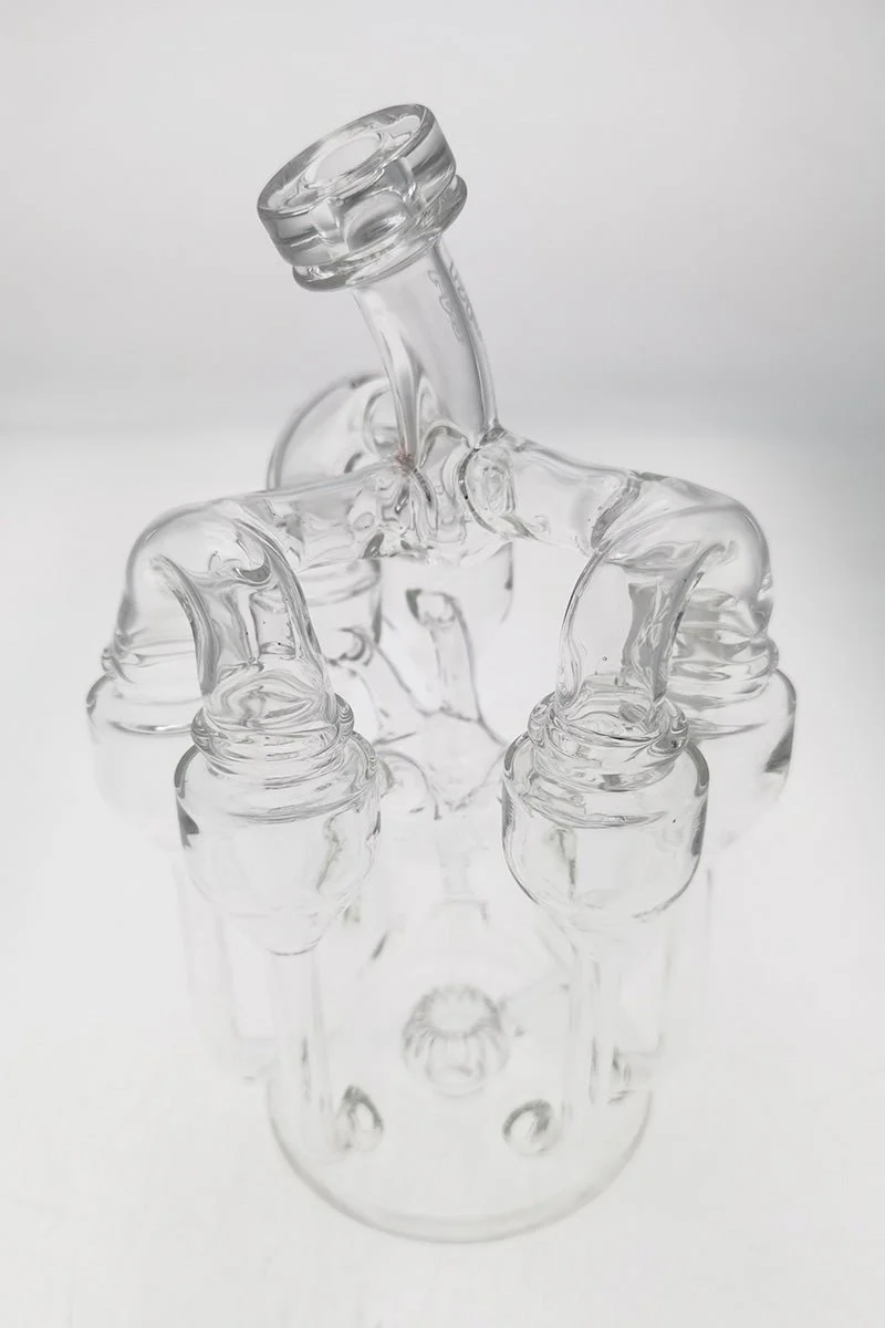 TAG - 8" Donut Perc Sextuple Recycler Dab Rig (14MM Female) - Image 14