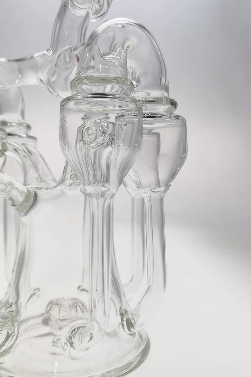 TAG - 8" Donut Perc Sextuple Recycler Dab Rig (14MM Female) - Image 19