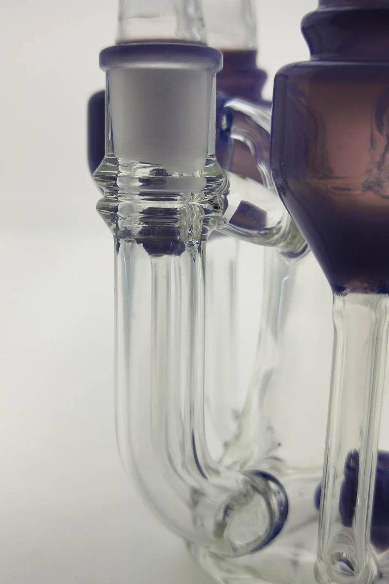 TAG - 8" Donut Perc Sextuple Recycler Dab Rig (14MM Female) - Image 27