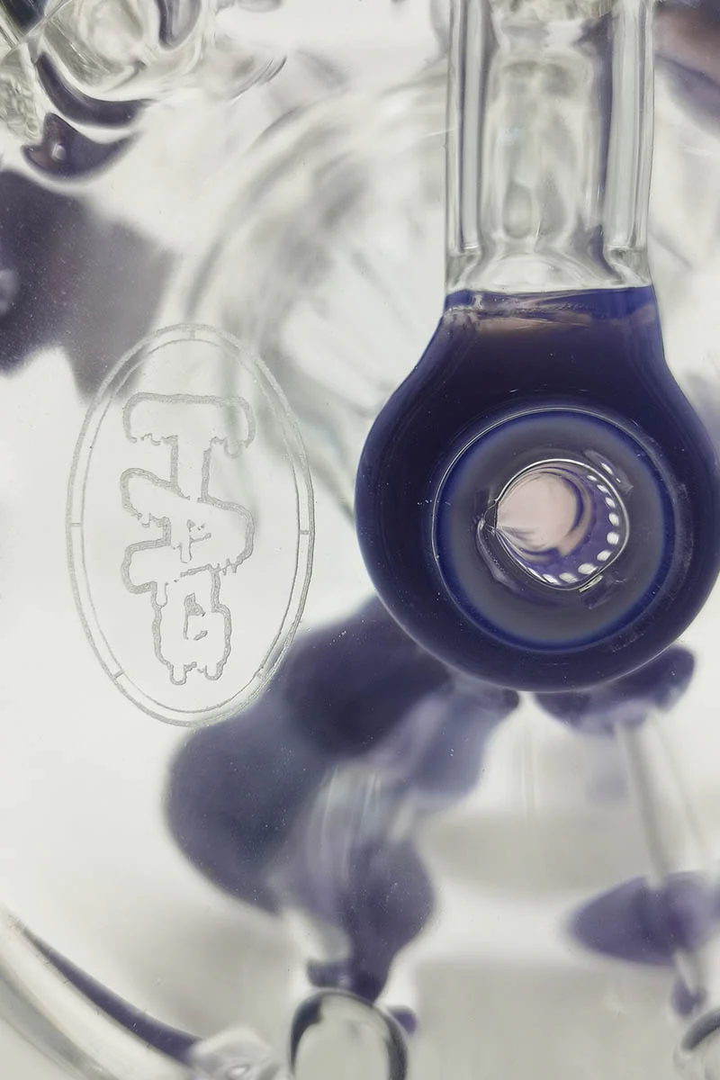 TAG - 8" Donut Perc Sextuple Recycler Dab Rig (14MM Female) - Image 28