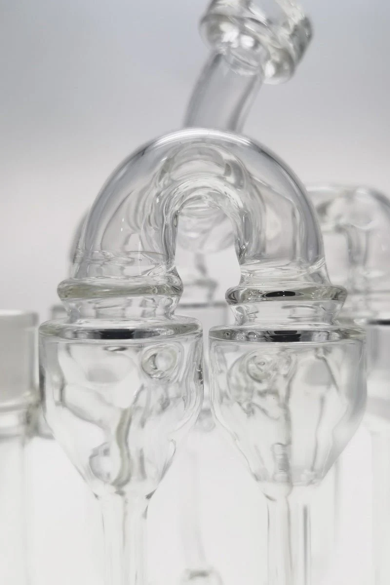 TAG - 8" Donut Perc Sextuple Recycler Dab Rig (14MM Female) - Image 3