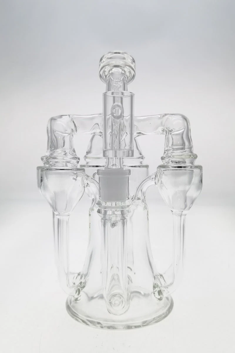 TAG - 8" Donut Perc Sextuple Recycler Dab Rig (14MM Female) - Image 9