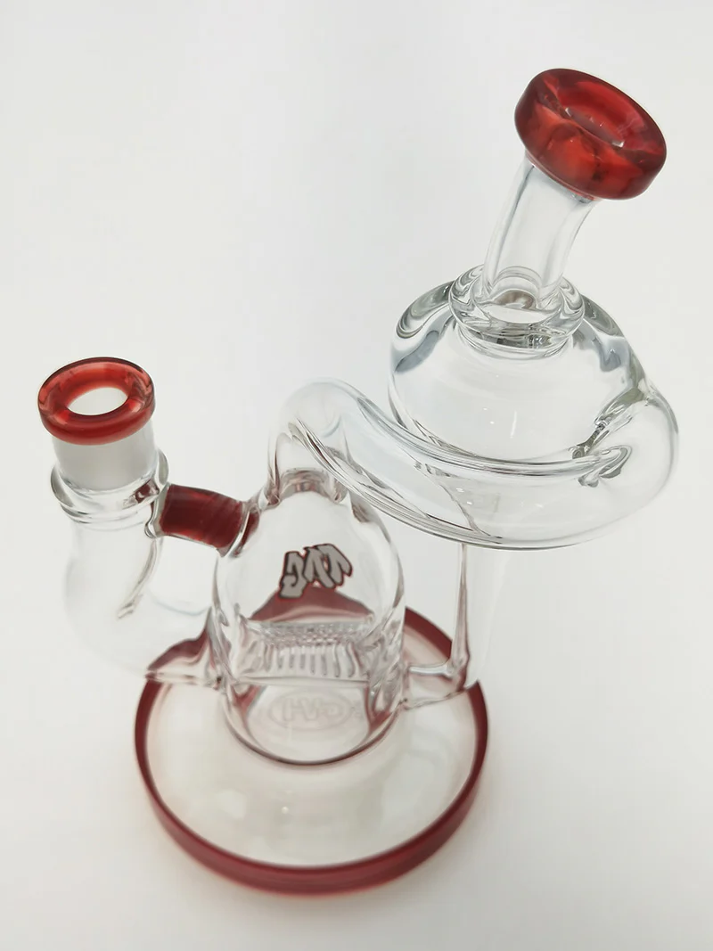 TAG - 8" Gridded Inline Recycler 50x5MM (14MM Female) - Image 4