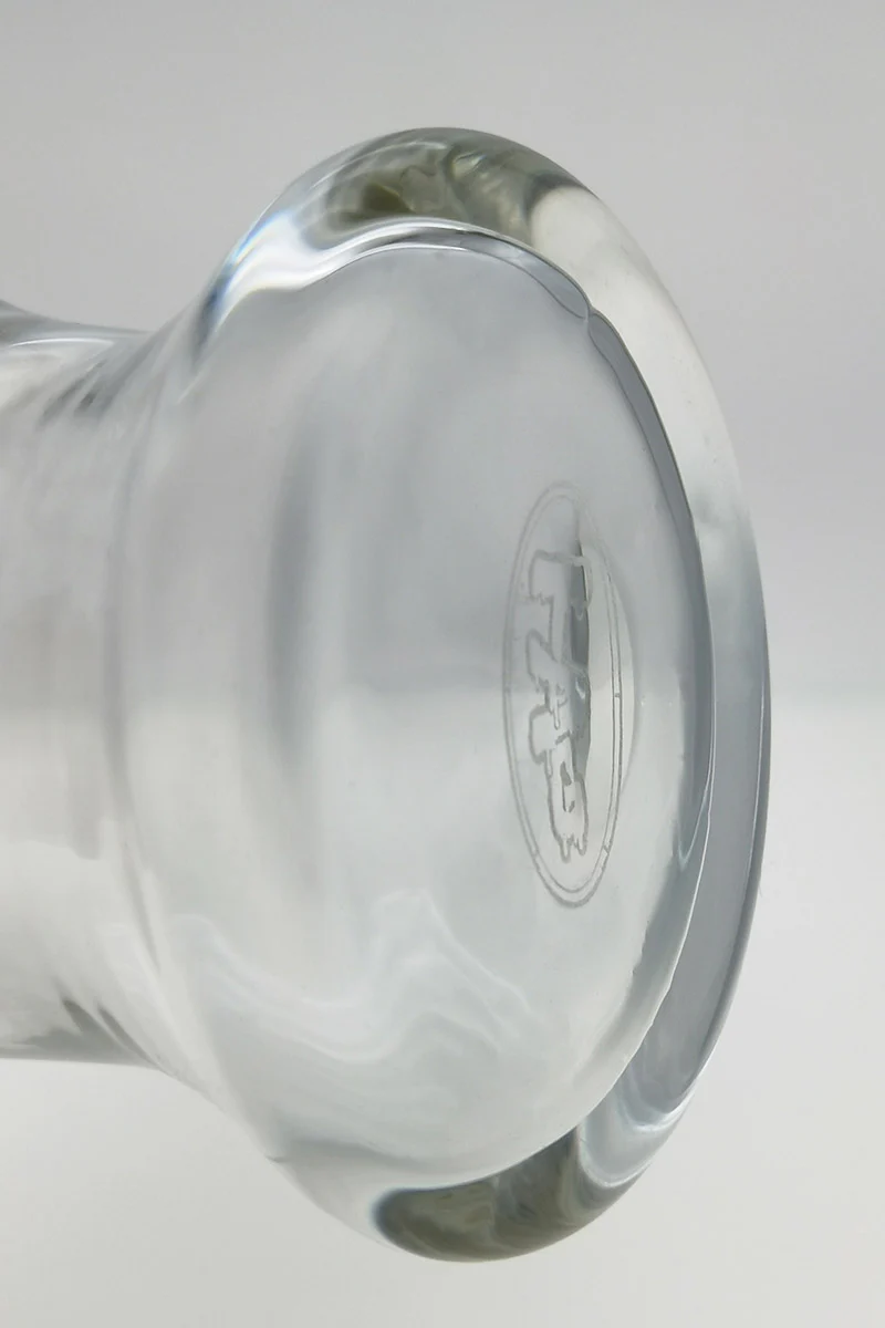 TAG - 8" Single Shower Head Bellow Bottle Can Dab Rig 44x4MM - 18/14MM Downstem (4.00") - Image 15
