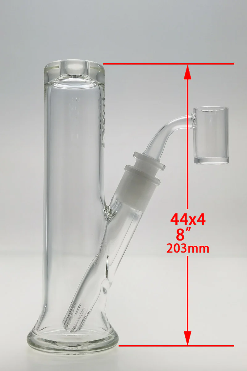 TAG - 8" Single Shower Head Bellow Bottle Can Dab Rig 44x4MM - 18/14MM Downstem (4.00") - Image 16