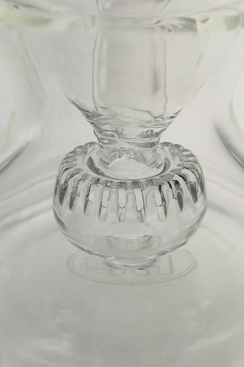 TAG - 8" Twin Arm Super Slit Donut Wormhole Recycler Dab Rig with Bellow Base (10MM Female) - Image 16