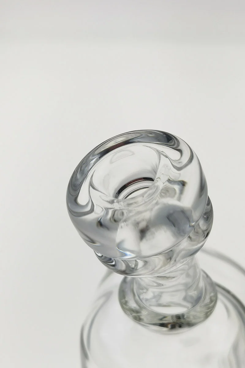 TAG - 8" Twin Arm Super Slit Donut Wormhole Recycler Dab Rig with Bellow Base (10MM Female) - Image 7