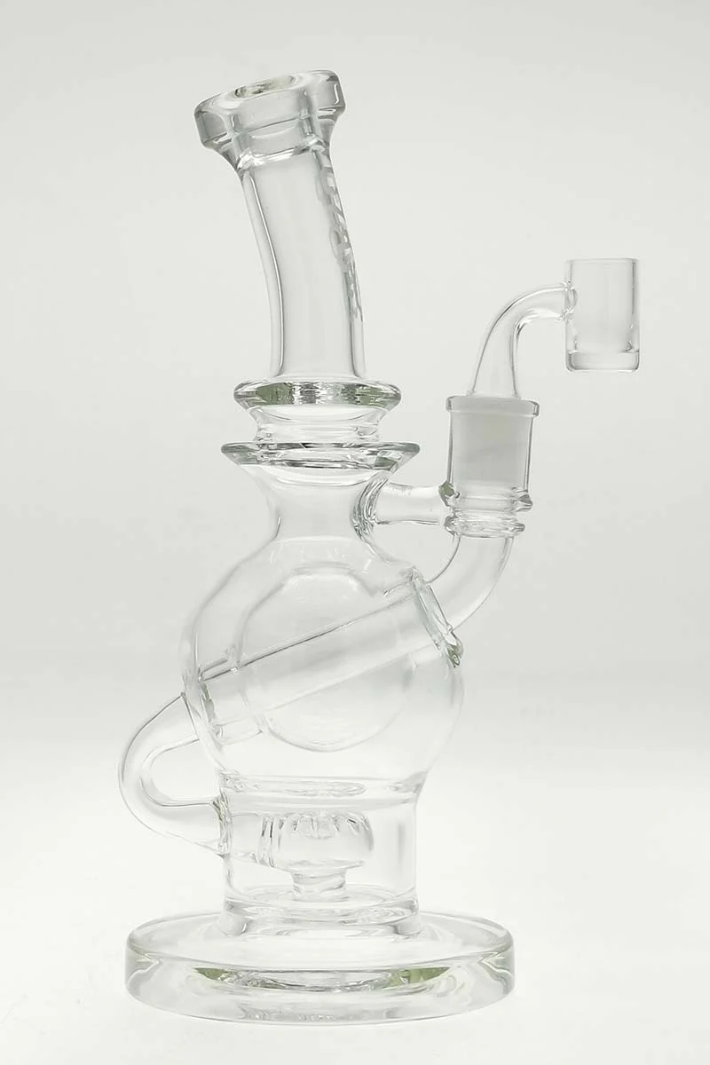 TAG - 9.25" 75MM Ball Rig w/ Super Slit Donut Dab Rig - 14MM Female - Image 7