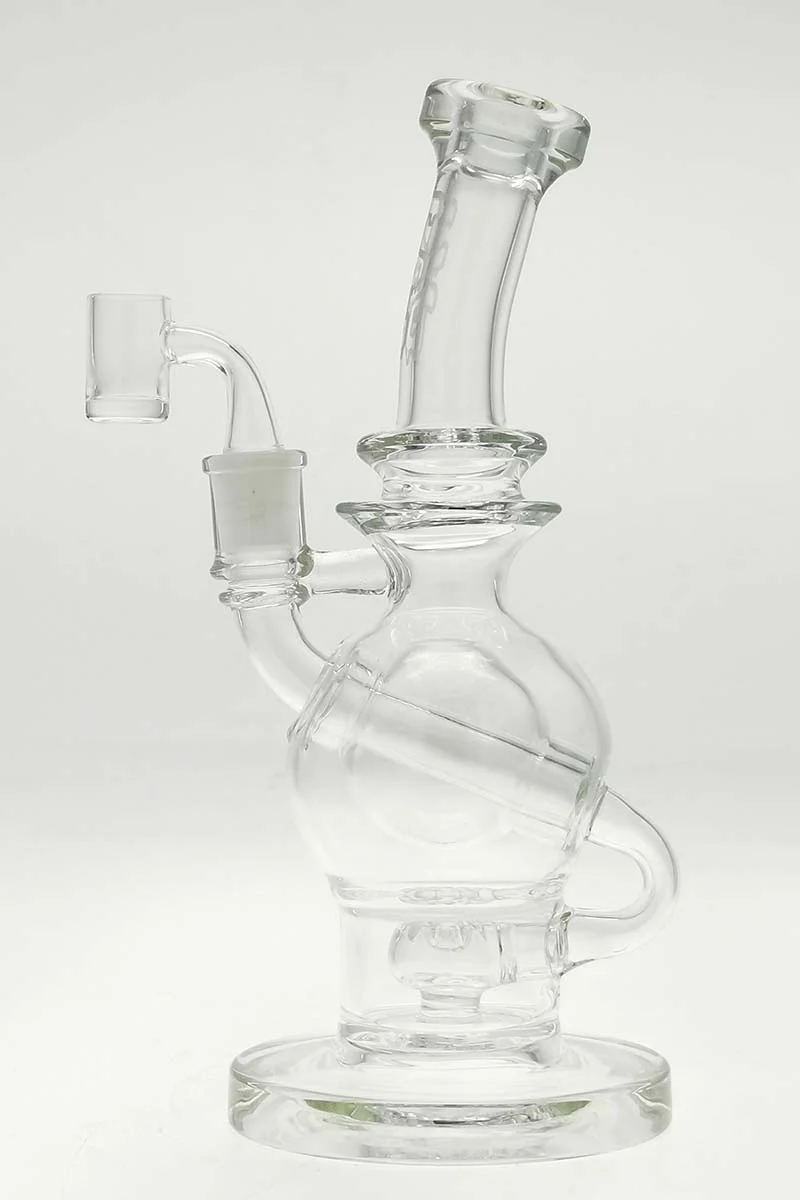 TAG - 9.25" 75MM Ball Rig w/ Super Slit Donut Dab Rig - 14MM Female - Image 9